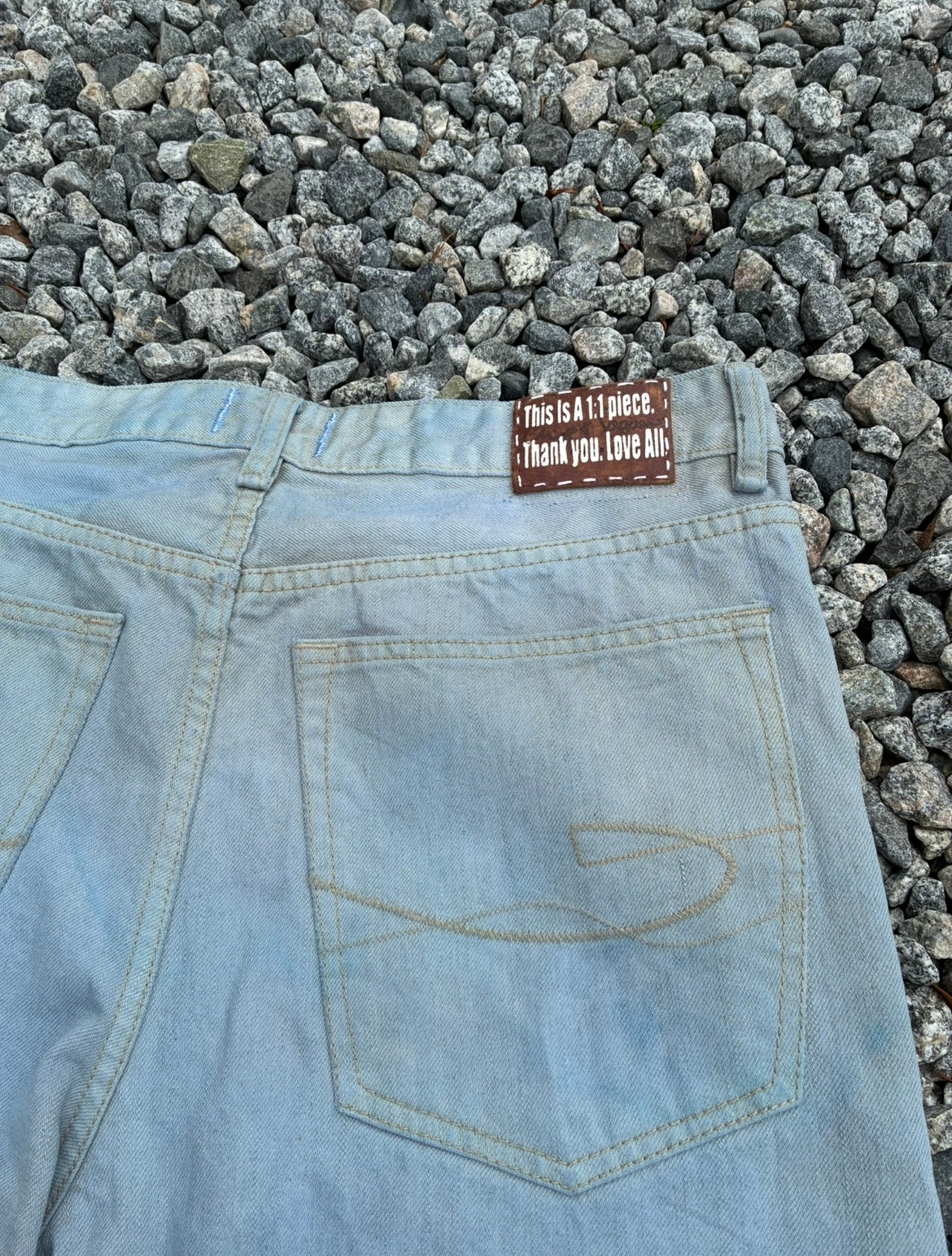 “Chip and Pepper” Reworked bootcut jeans 34x34