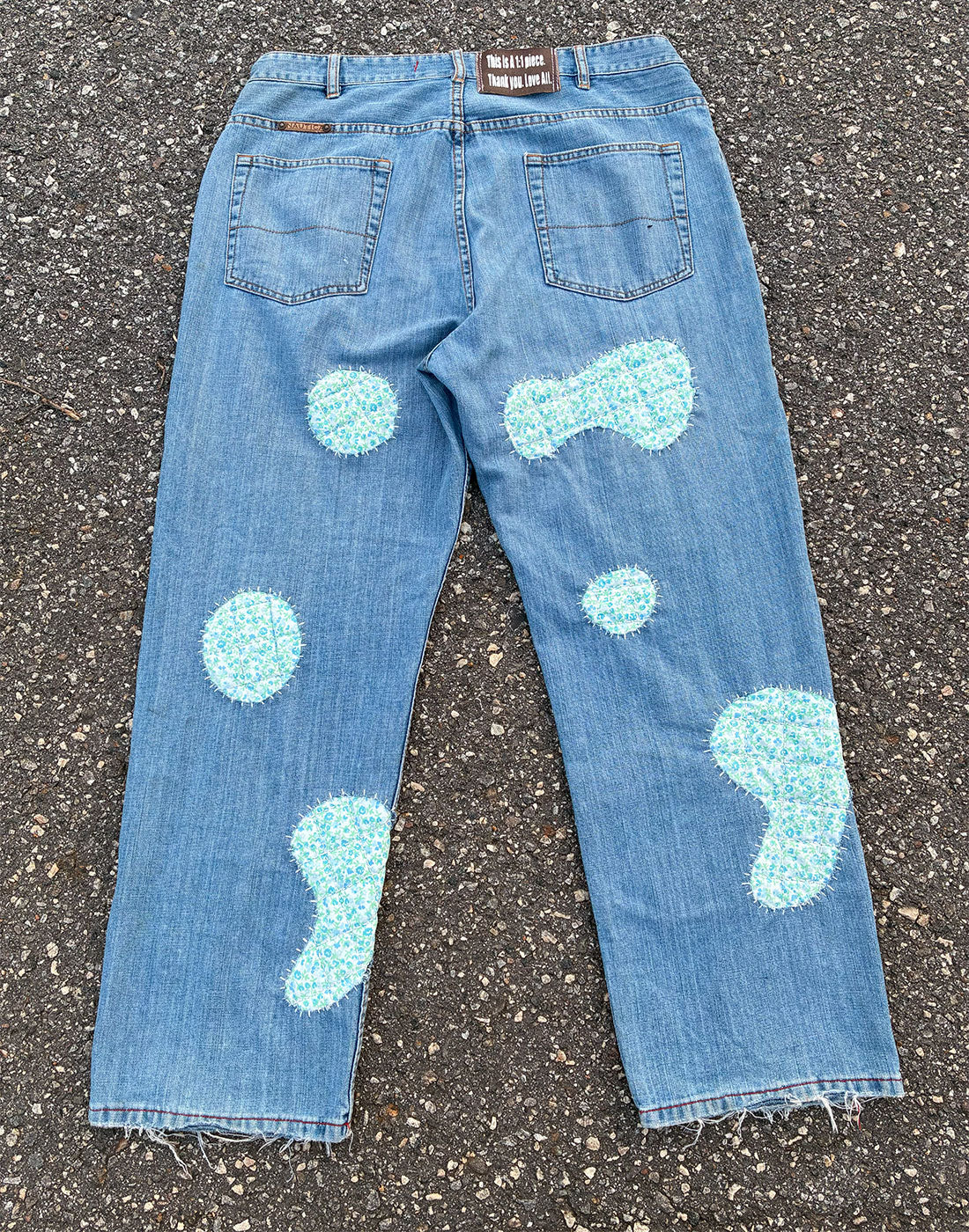 Hand sewn Denim 35x32