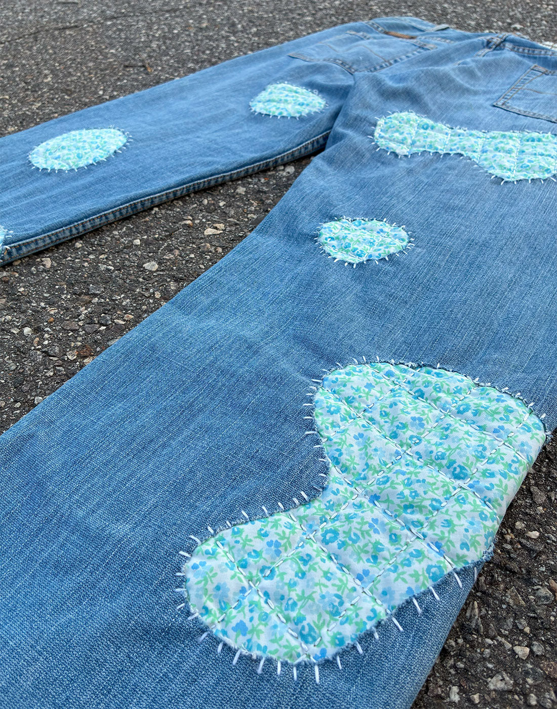 Hand sewn Denim 35x32