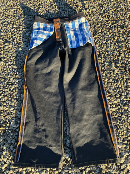 14 oz Relaxed/ Baggyish Scrap Jeans Size 35