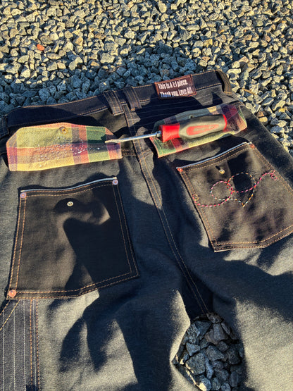14 oz Relaxed/ Baggyish Scrap Jeans Size 35