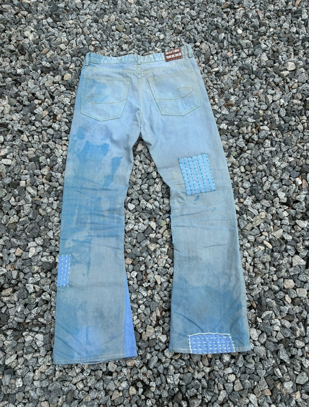 “Chip and Pepper” Reworked bootcut jeans 34x34