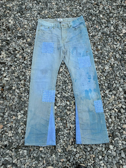 “Chip and Pepper” Reworked bootcut jeans 34x34