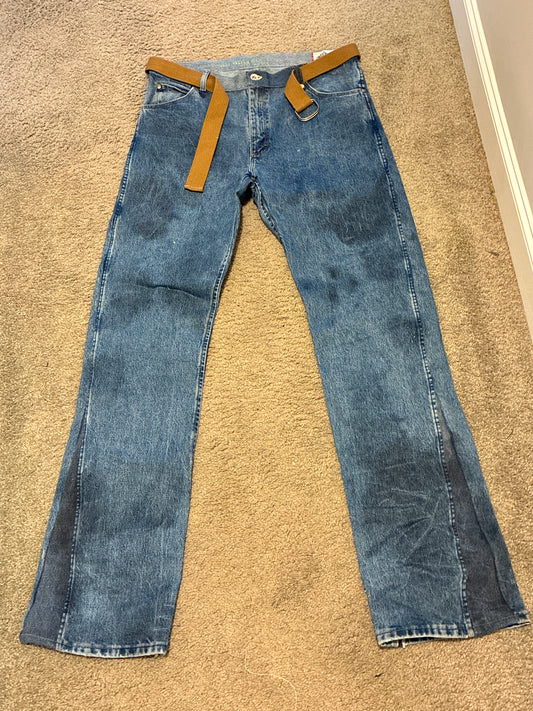 Reworked Wrangler work pants for Aden 36x36
