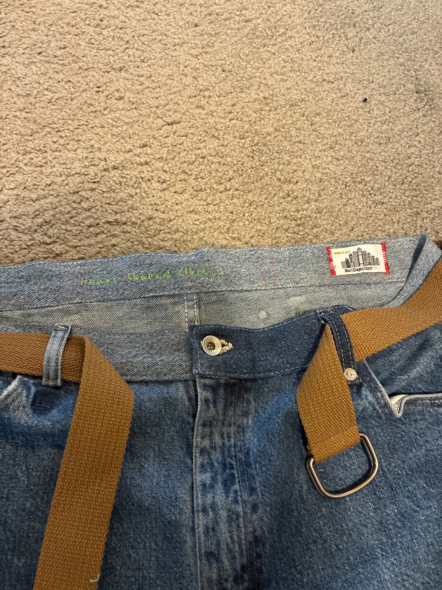 Reworked Wrangler work pants for Aden 36x36