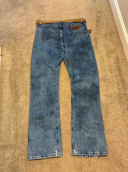 Reworked Wrangler work pants for Aden 36x36