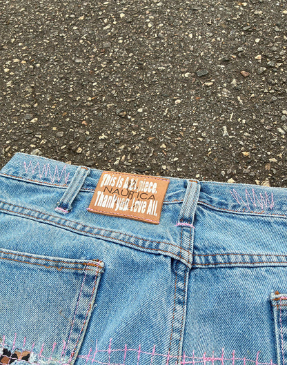 Boro Cheeta Jorts 32