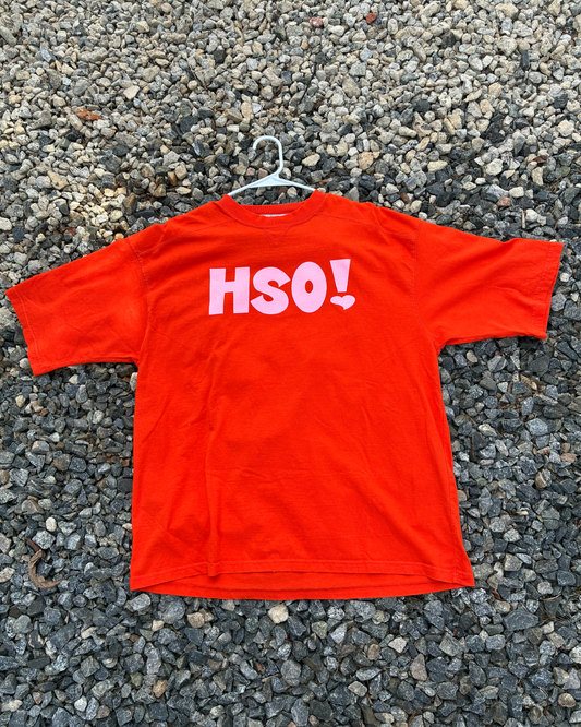 HSO! Tee *Printed on random thrifted blanks* size XL