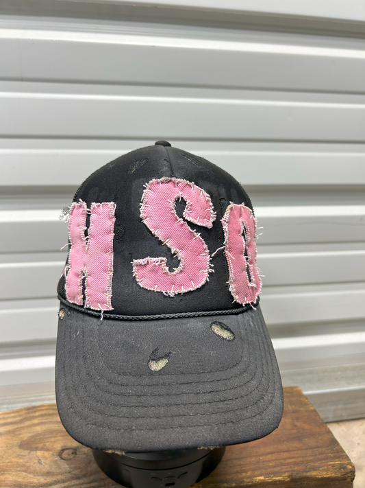 Distressed Pink Hat