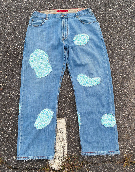 Hand sewn Denim 35x32