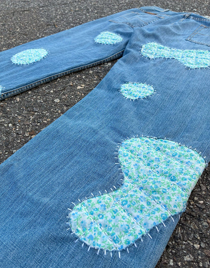 Hand sewn Denim 35x32
